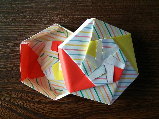 六角形の箱 折り紙大好き